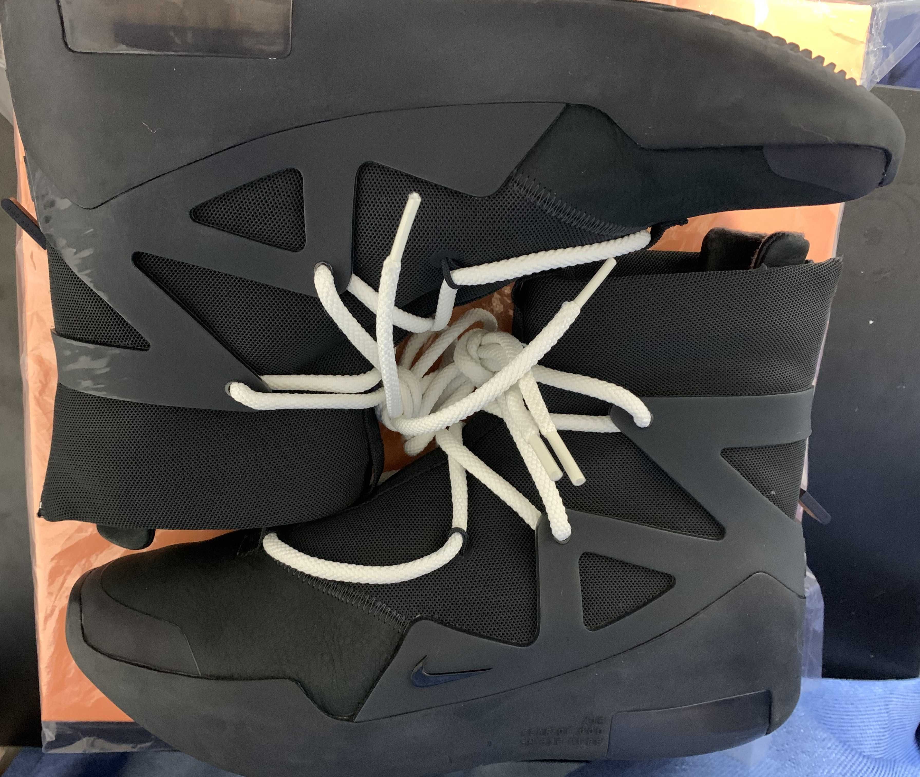 Fear Of God × Nike Air  1 "Triple Black"