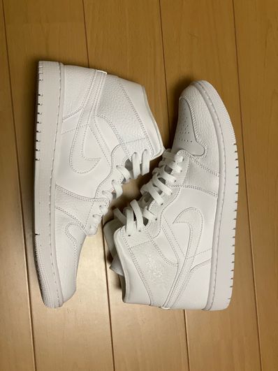 Nike Air Jordan 1 Mid "Triple White"(2020)