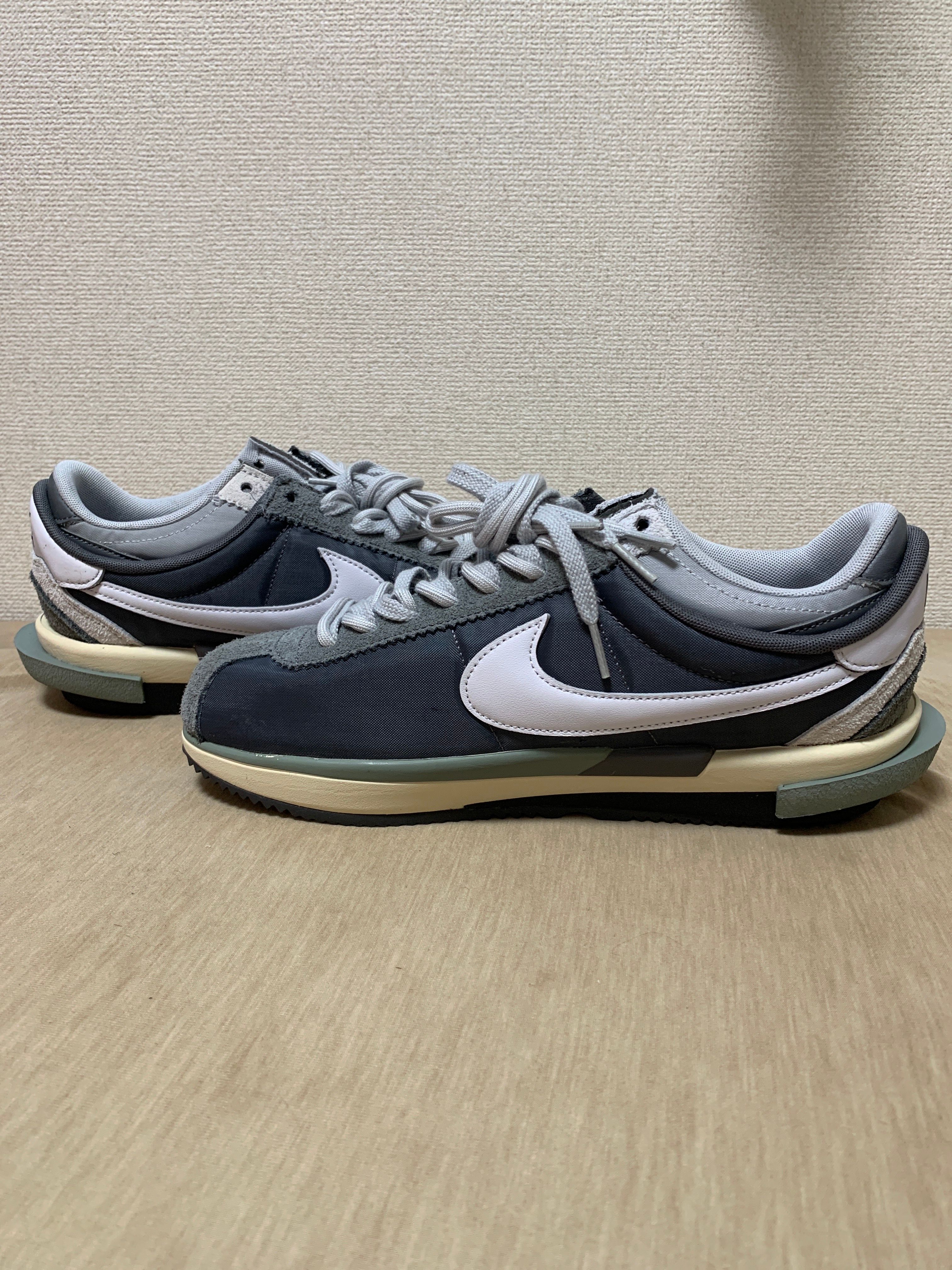 sacai × Nike Zoom Cortez "Iron Grey"