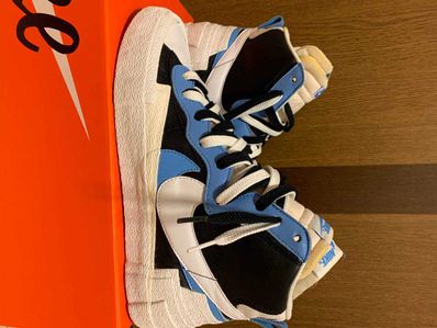 sacai × NIKE BLAZER MID "BLACK / BLUE"