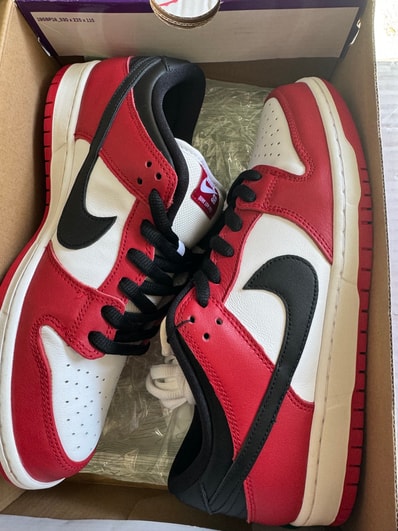 Nike SB Dunk Low Pro "J-Pack Chicago/Varsity Red and White"