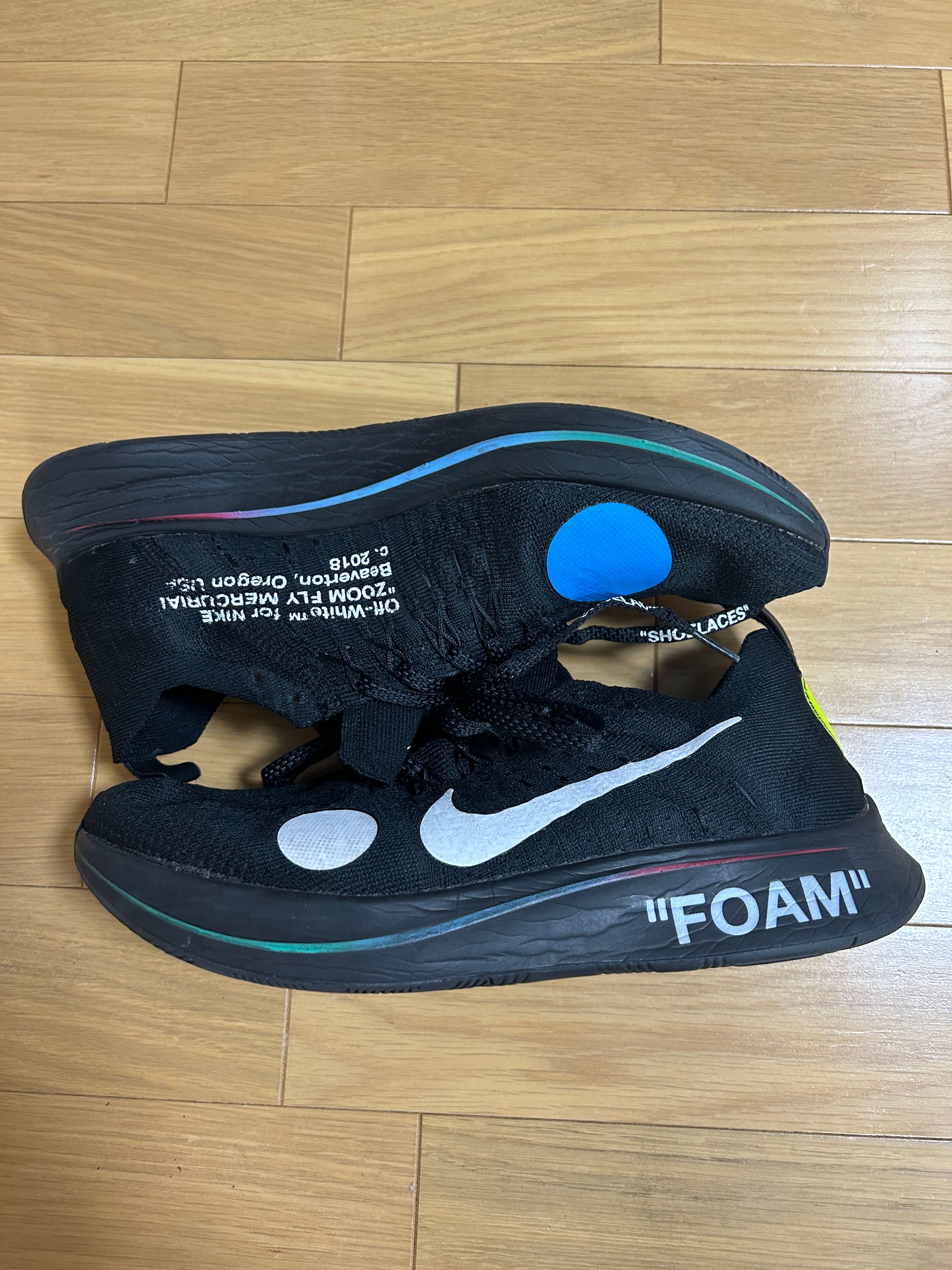 Off-White × Nike Zoom Fly Mercurial Flyknit "Black/White/Volt"