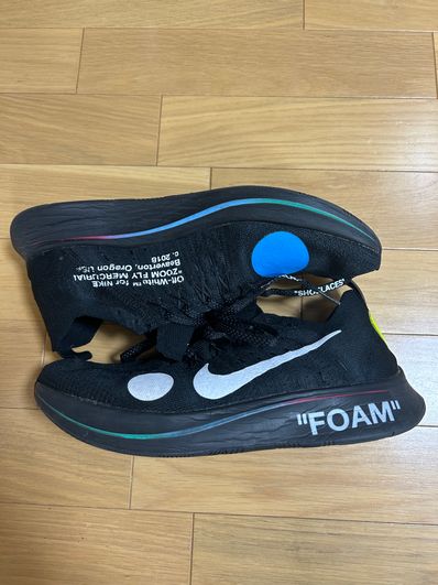 Off-White × Nike Zoom Fly Mercurial Flyknit "Black/White/Volt"