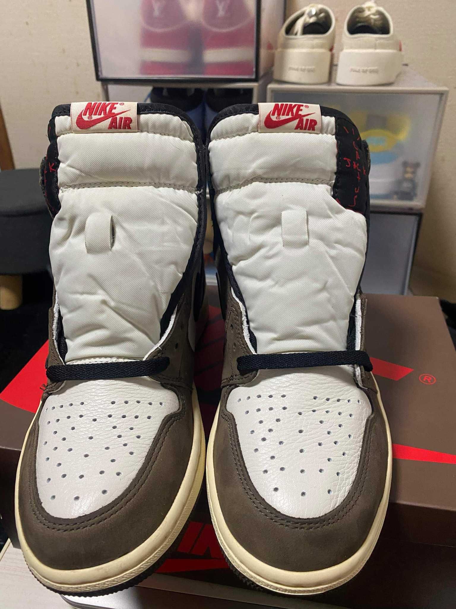 Travis Scott × Nike Air Jordan 1 Retro High OG TS SP "Sail/Dark Mocha"