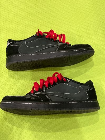 Travis Scott × Nike Air Jordan 1 Low OG SP "Black Phantom"