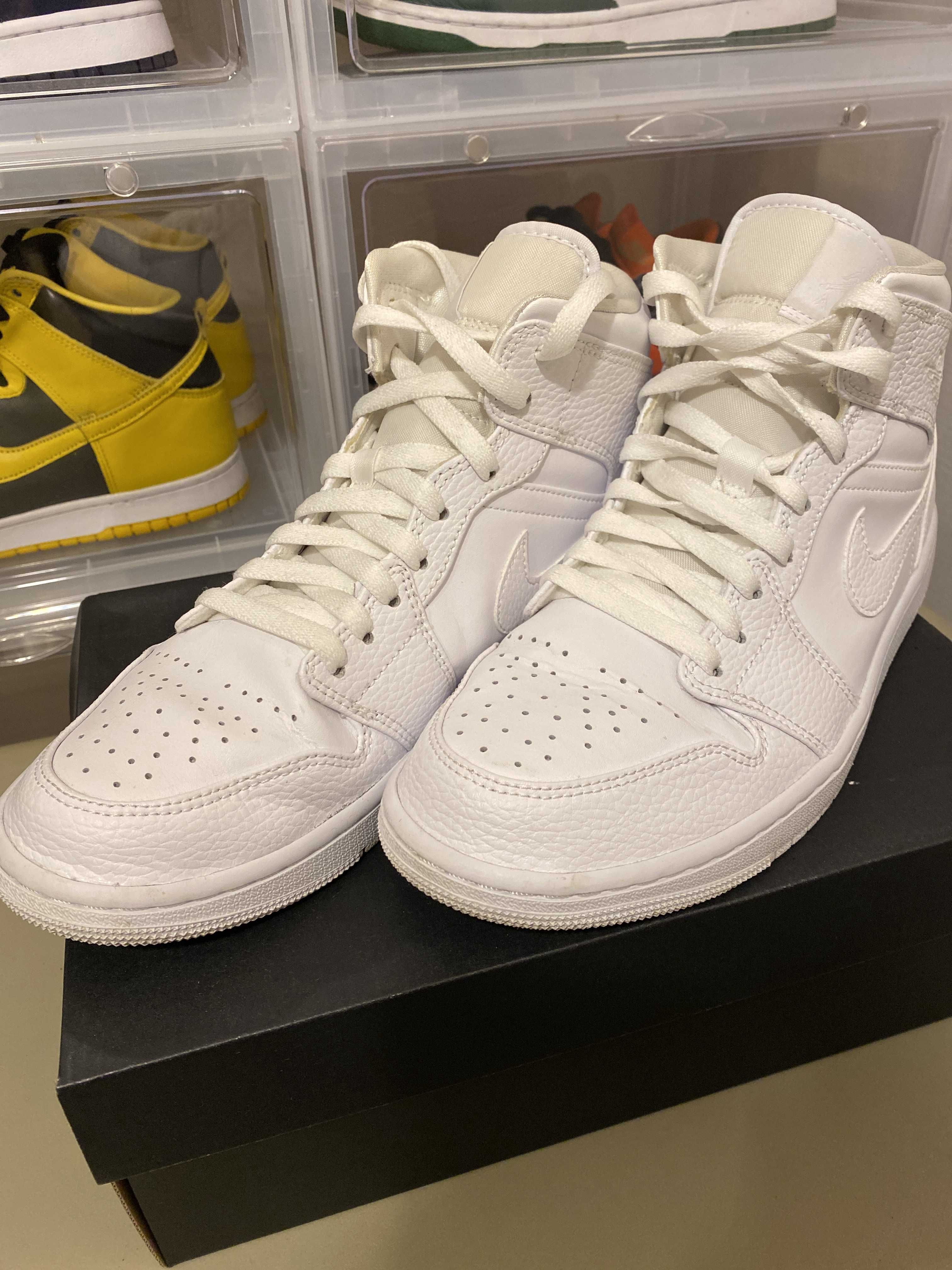 Nike Air Jordan 1 Mid "Triple White"(2020)