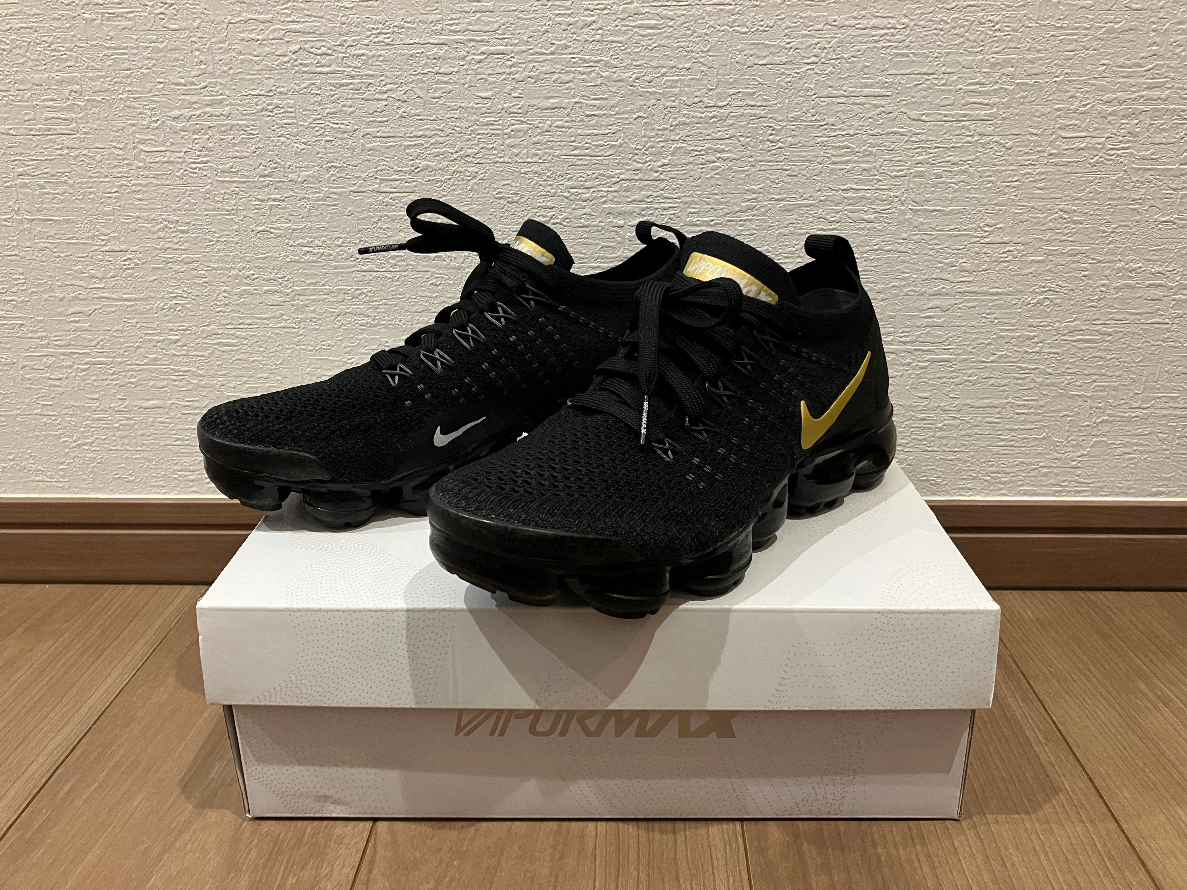 Nike Women's Air Vapormax Flyknit 2 "Black/Metallic Gold"