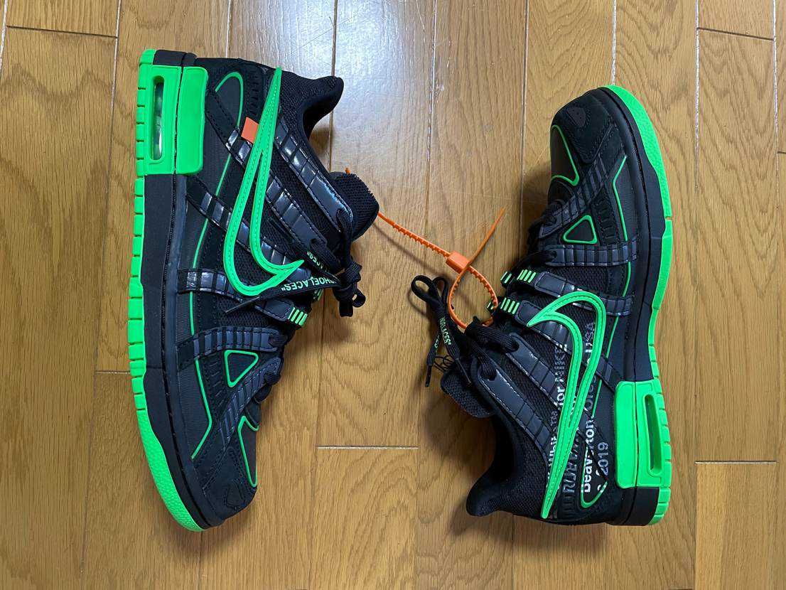 Off-White × Nike Air Rubber Dunk "Black/Green Strike"