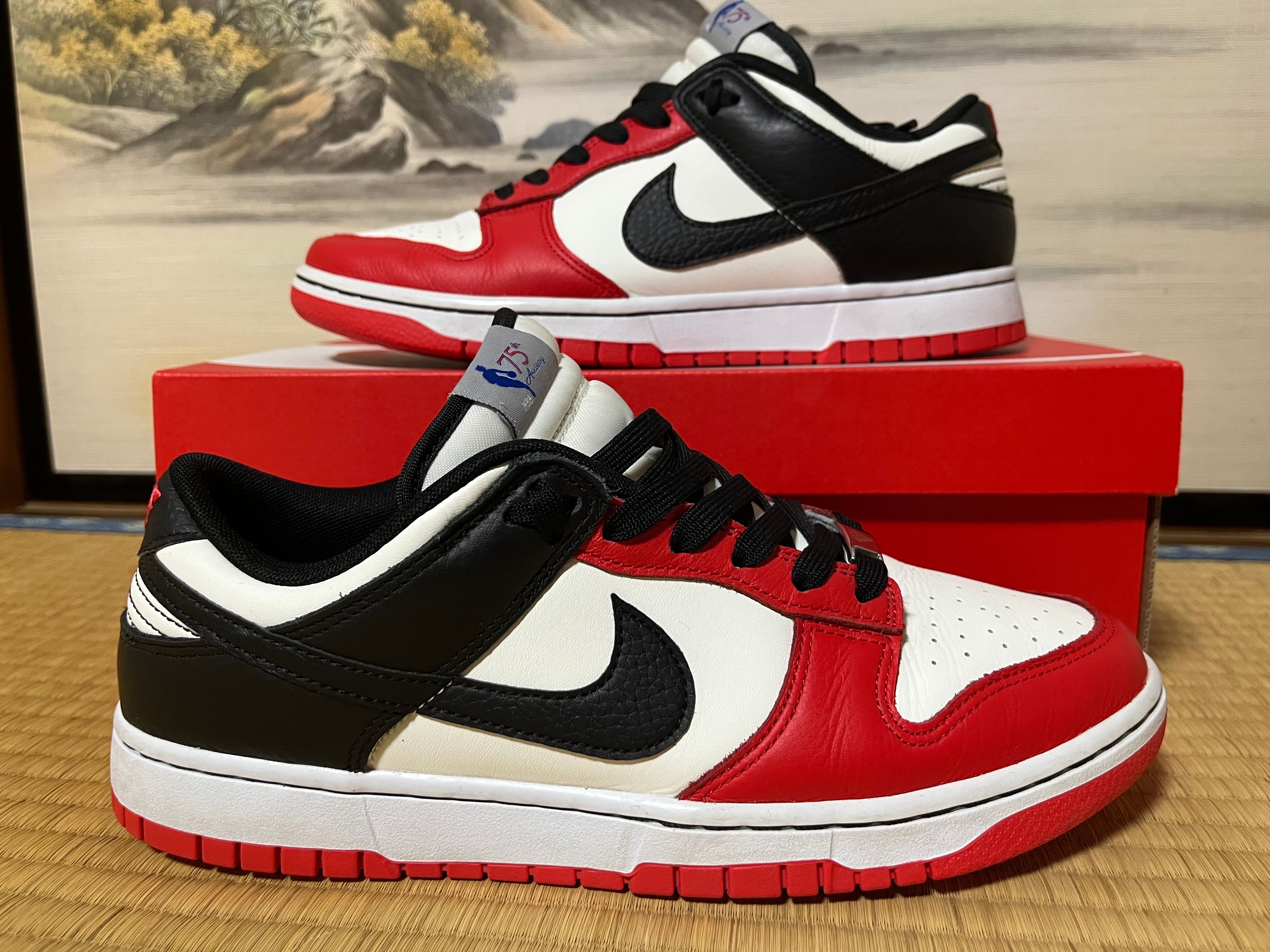 NBA × Nike Dunk Low EMB 75th Anniversary "Chicago Bulls"