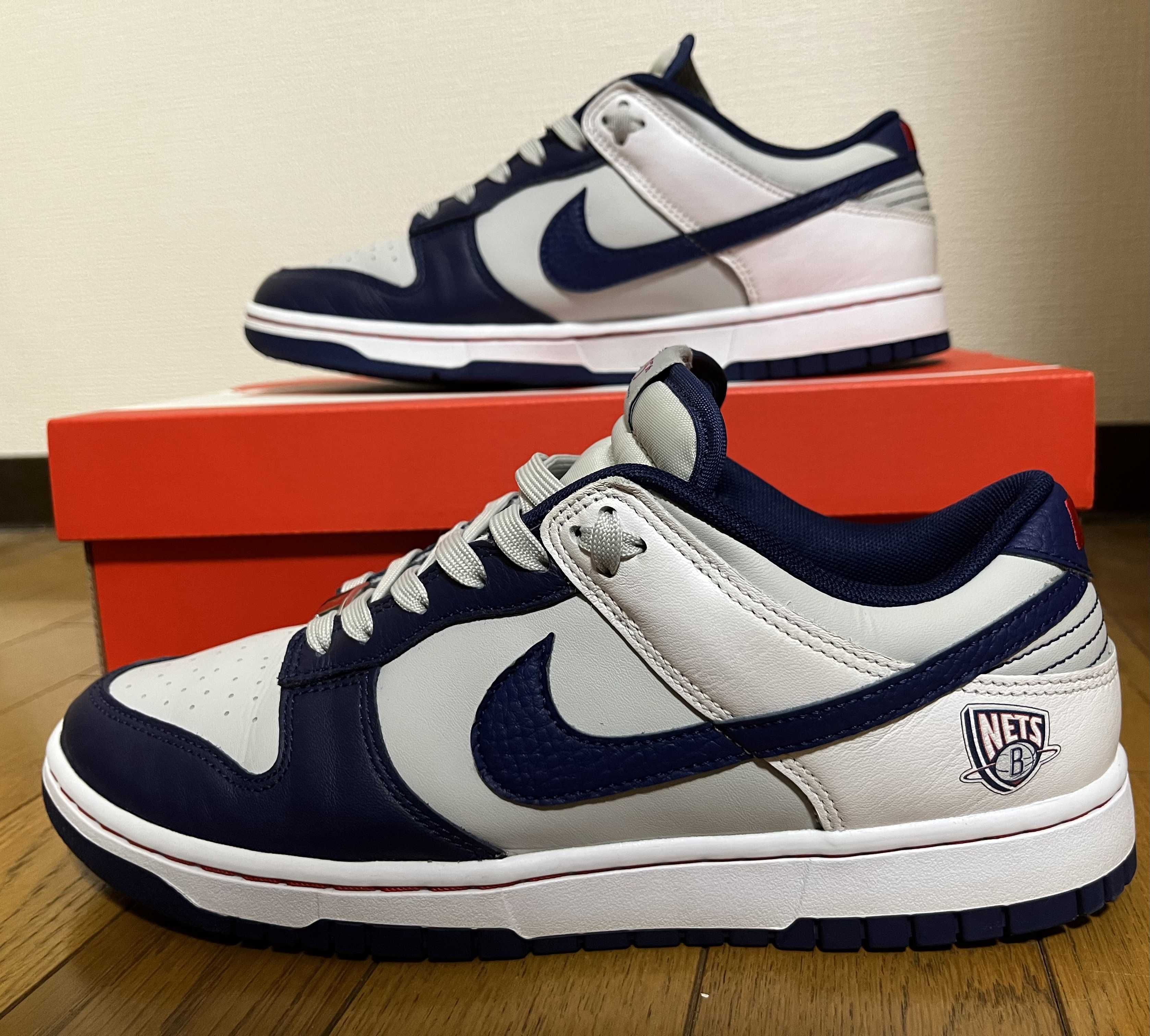 NBA × Nike Dunk Low EMB 75th Anniversary "Nets"