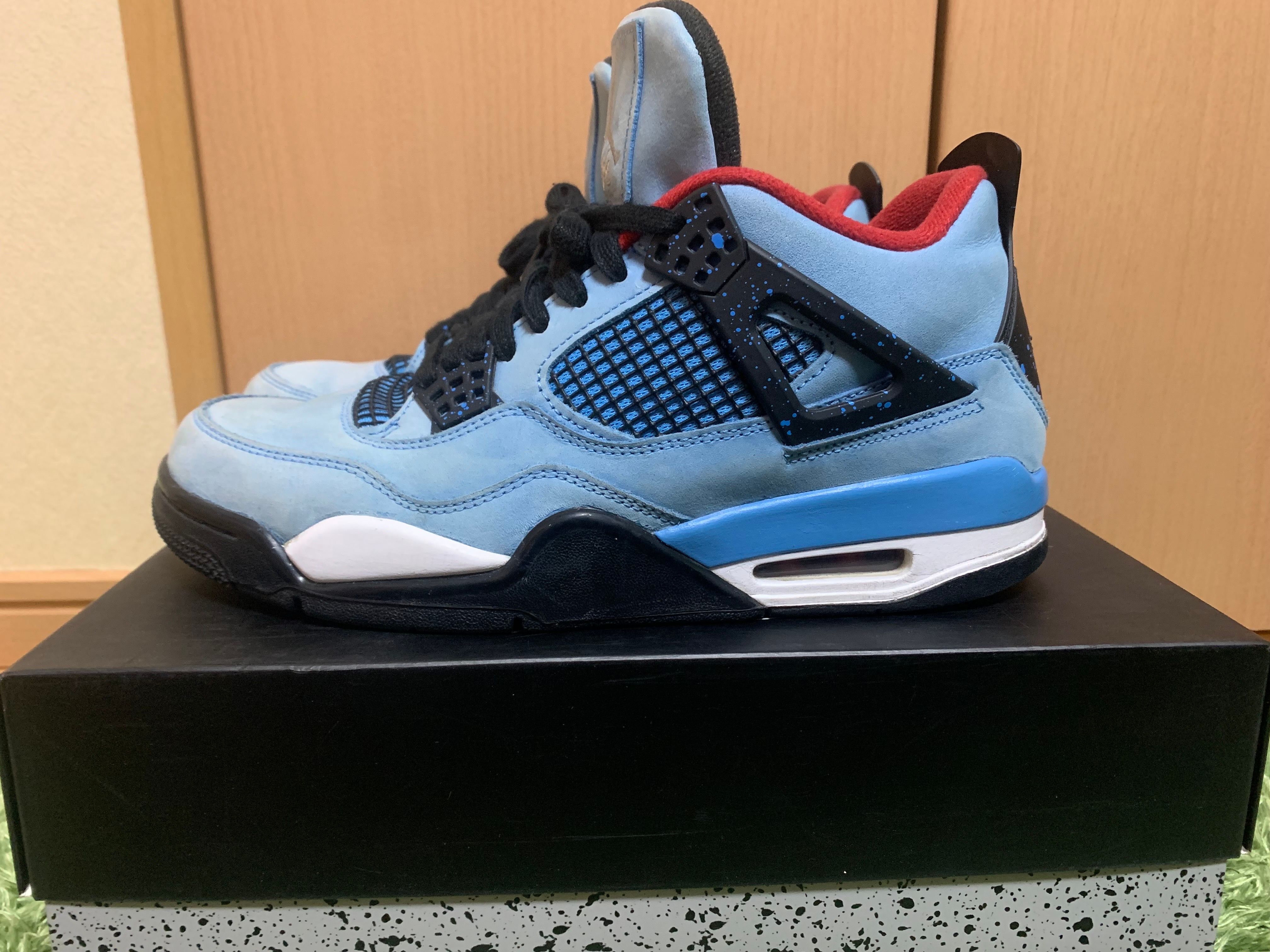 Travis Scott × Nike Air Jordan 4 Retro Cactus Jack "University Blue"