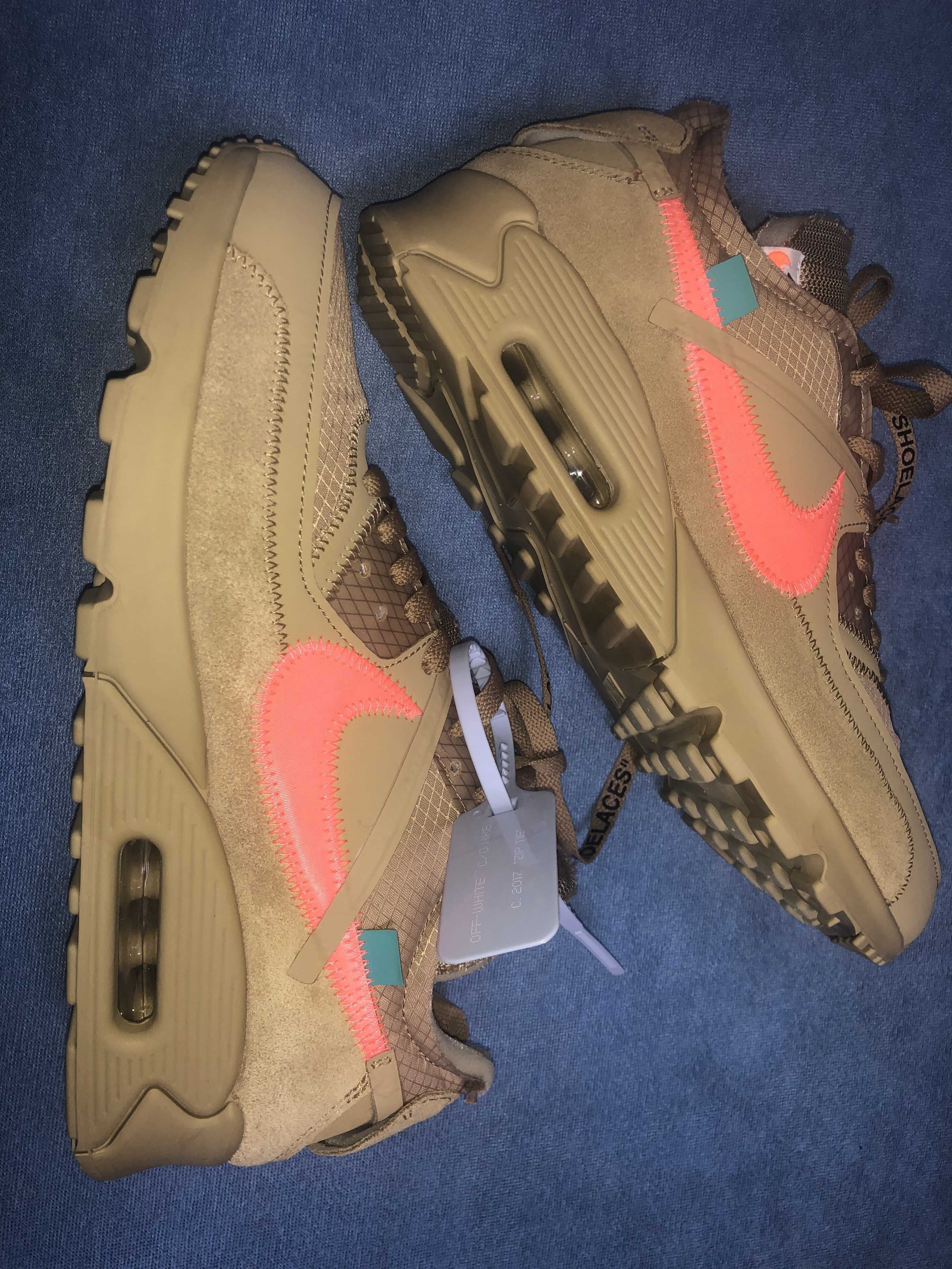 Off-White × Nike Air Max 90 "Desert Ore"