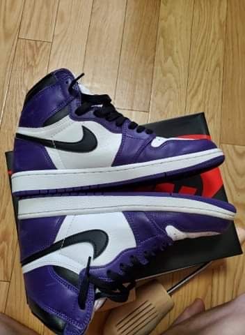 Nike Air Jordan 1 Retro High OG "Court Purple White/Black" (2020)