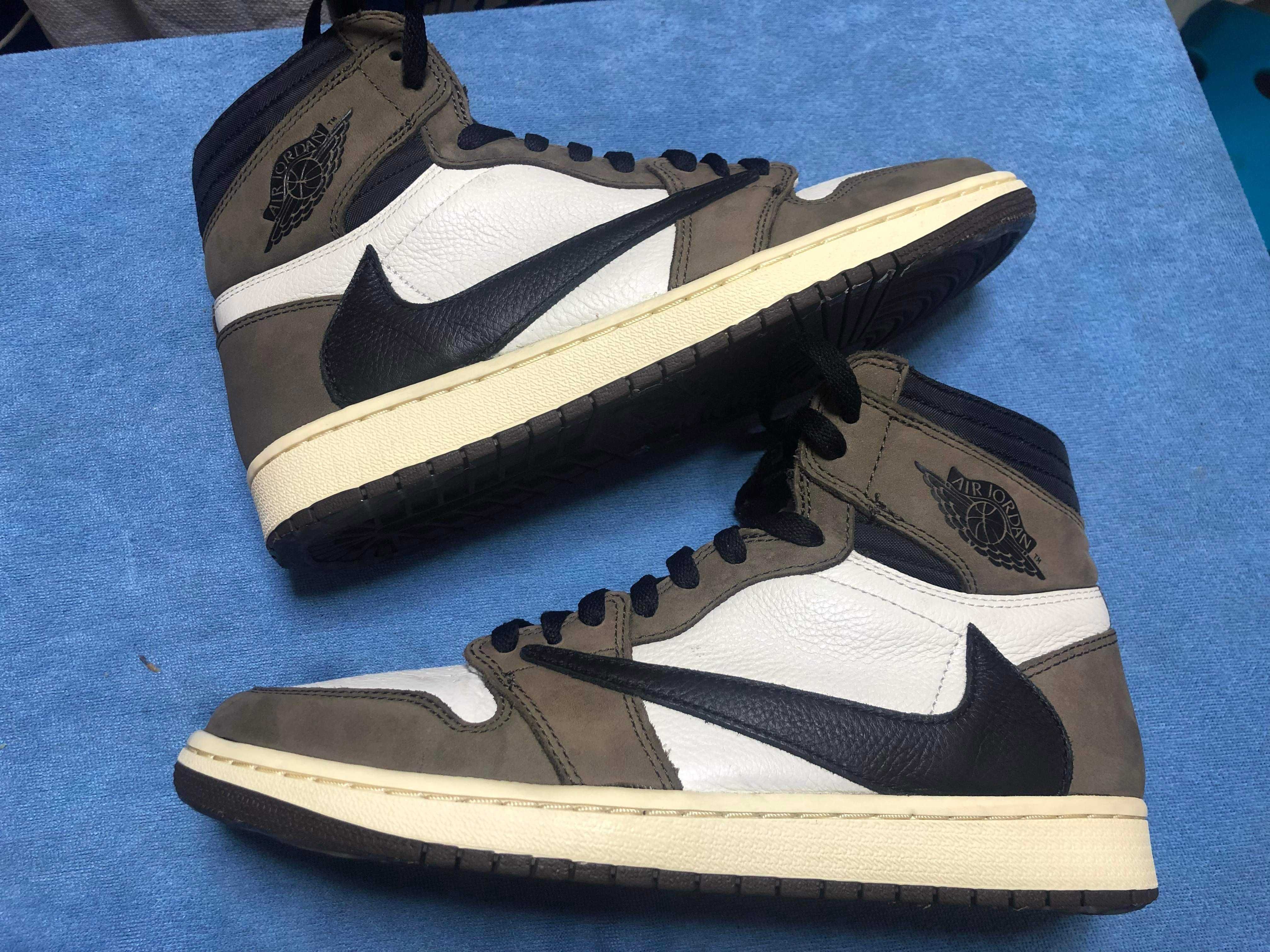 Travis Scott × Nike Air Jordan 1 Retro High OG TS SP "Sail/Dark Mocha"