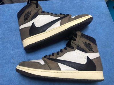 Travis Scott × Nike Air Jordan 1 Retro High OG TS SP "Sail/Dark Mocha"