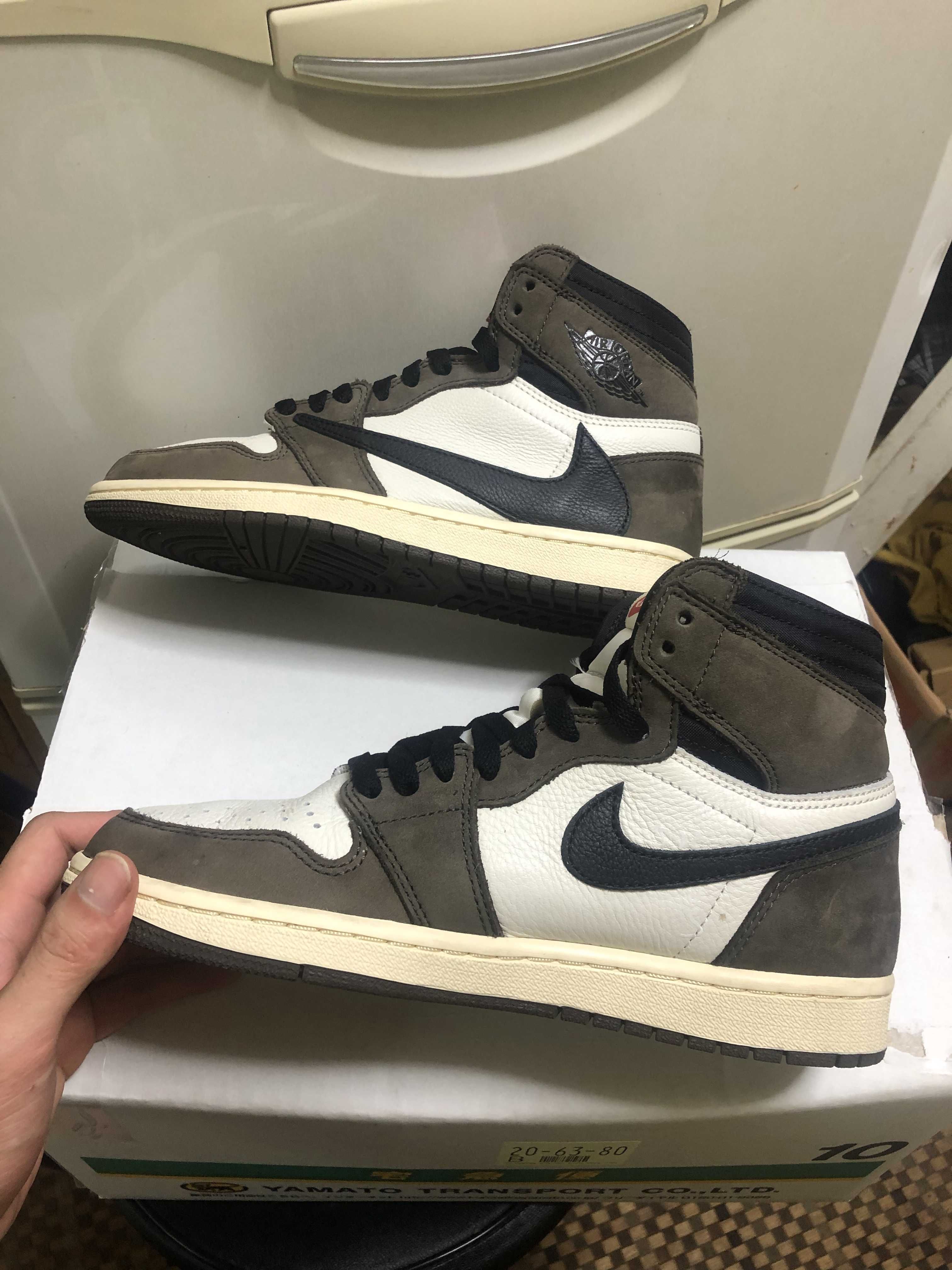 Travis Scott × Nike Air Jordan 1 Retro High OG TS SP "Sail/Dark Mocha"