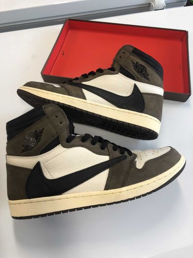 Travis Scott × Nike Air Jordan 1 Retro High OG TS SP "Sail/Dark Mocha"