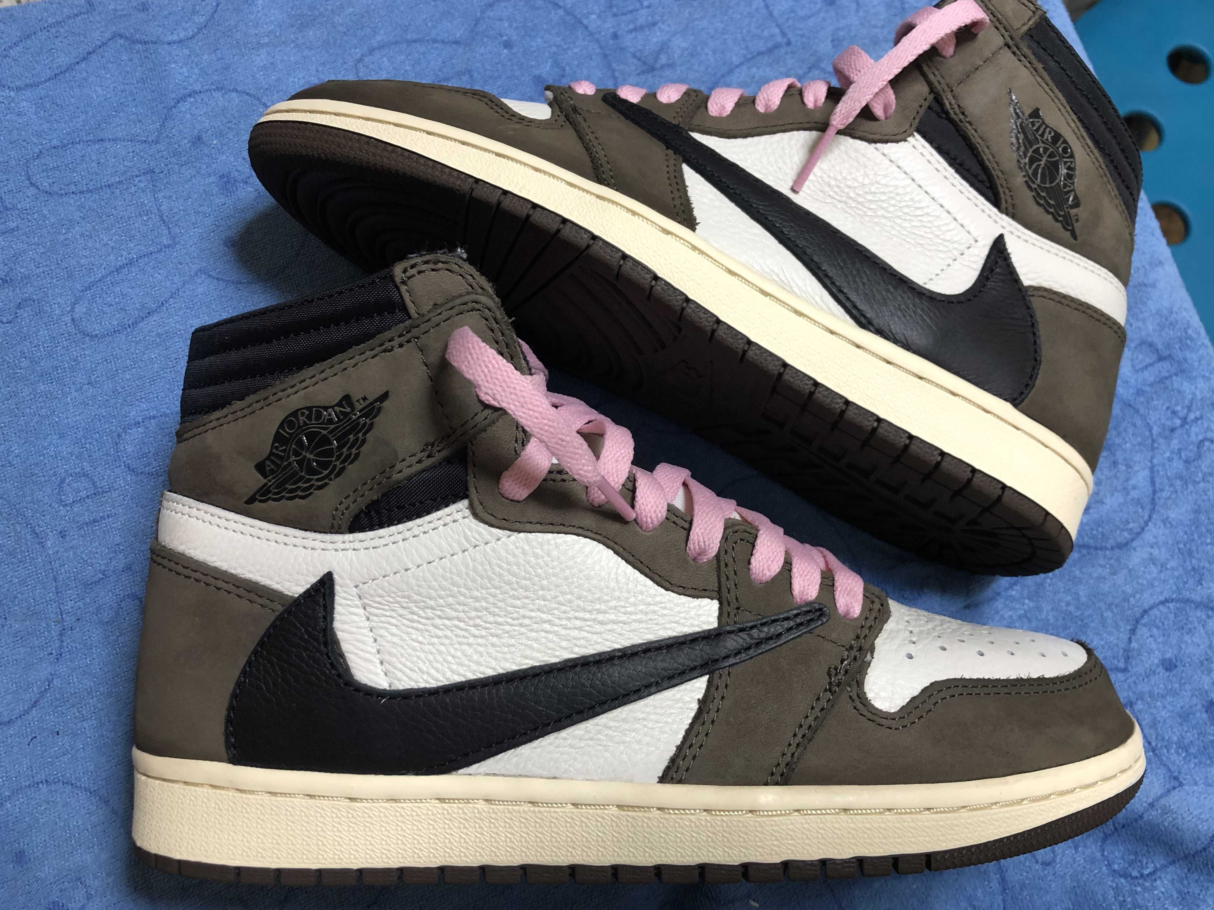 Travis Scott × Nike Air Jordan 1 Retro High OG TS SP "Sail/Dark Mocha"
