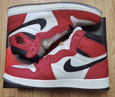 Spiderman × Nike Air Jordan 1 Origin Story "Gym Red/White/Photo Blue/Black"