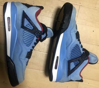 Travis Scott × Nike Air Jordan 4 Retro Cactus Jack "University Blue"