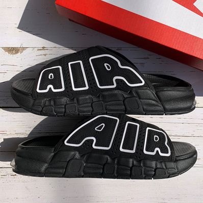 Nike Air More Uptempo Slide "Black" (DV2132-001/DV2137-001)