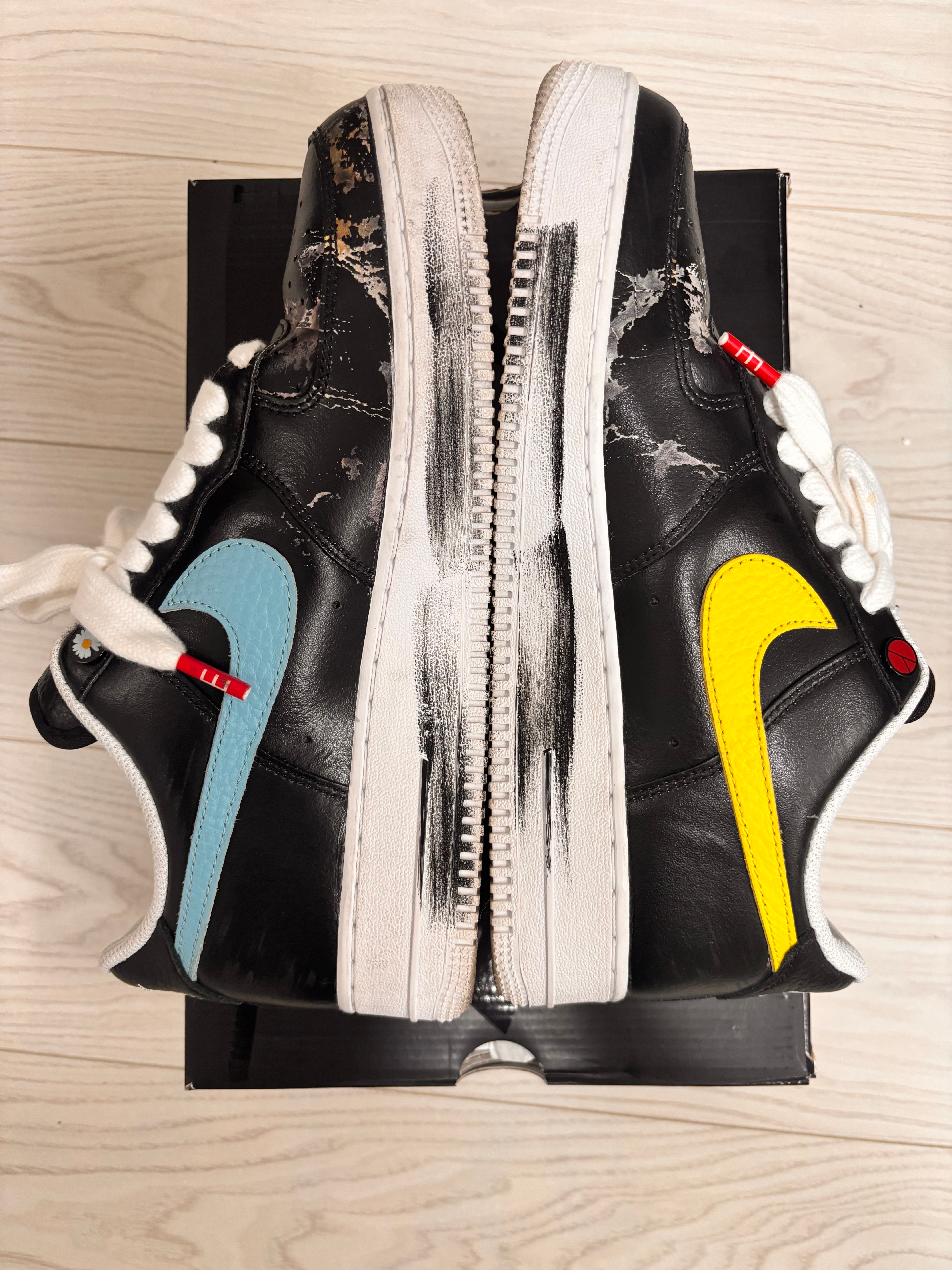 PEACEMINUSONE × Nike Air Force 1 Low '07 Para-Noise 3.0 "Black and Multi-Color" / G-DRAGON