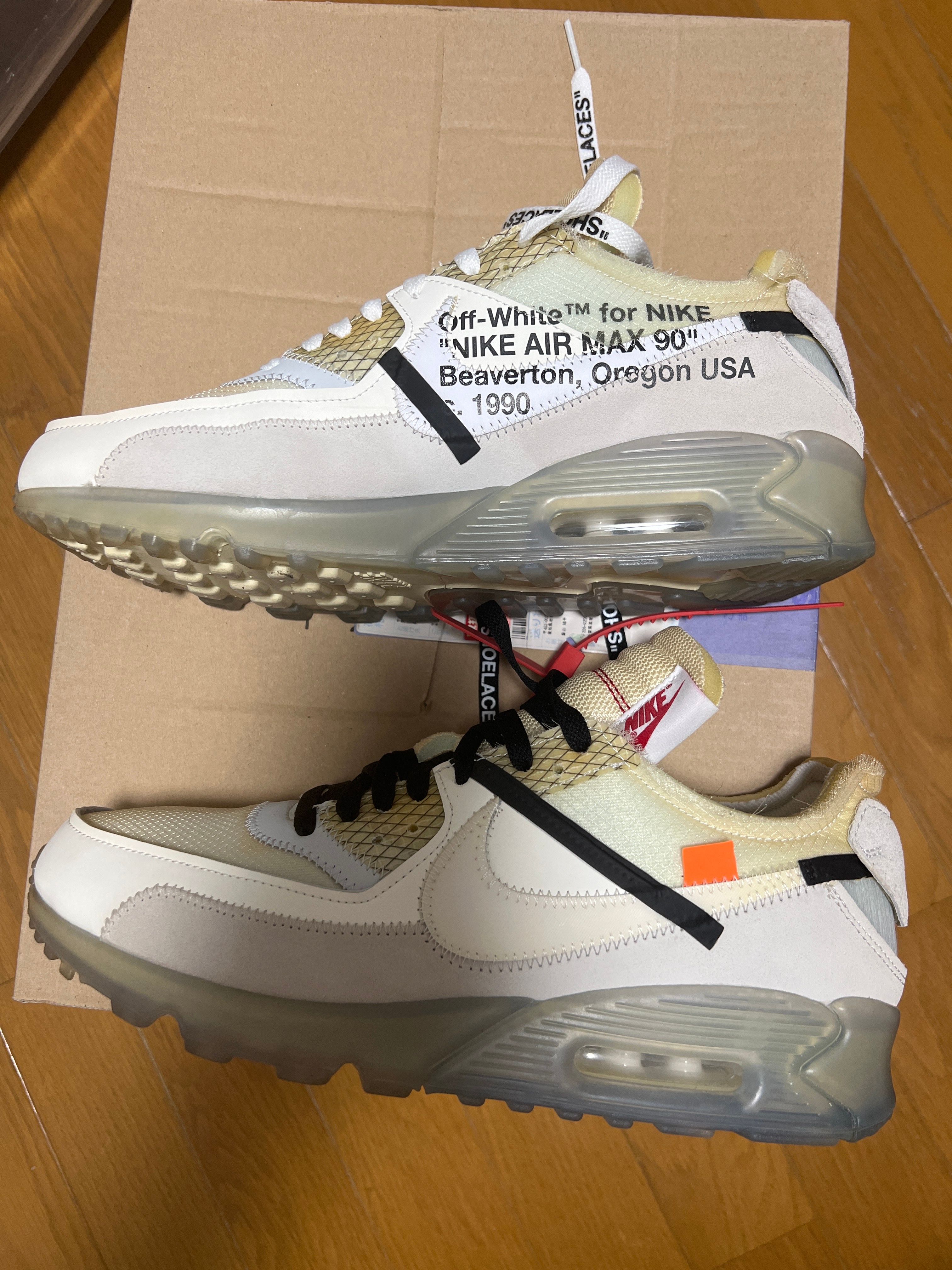 Off-White × Nike Air Max 90 "The 10/Sail"