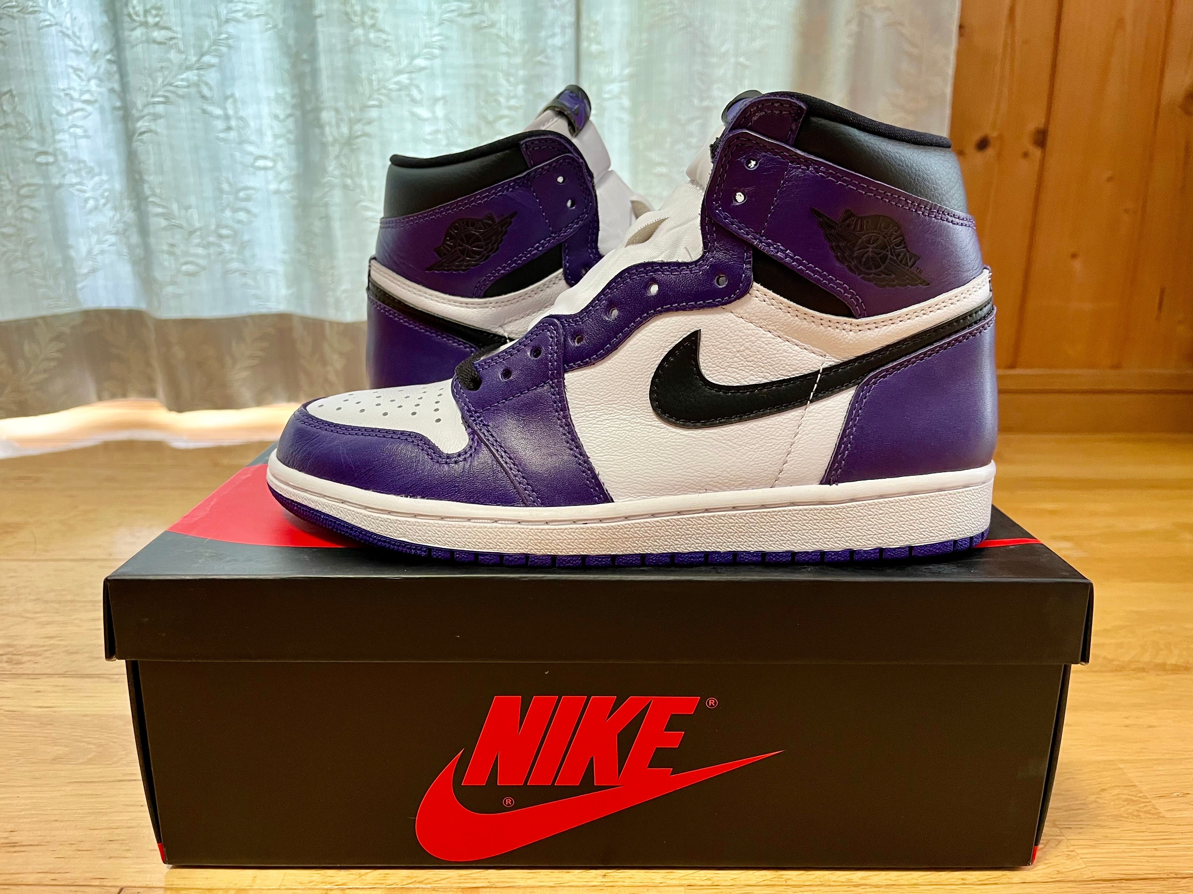Nike Air Jordan 1 Retro High OG "Court Purple White/Black" (2020)