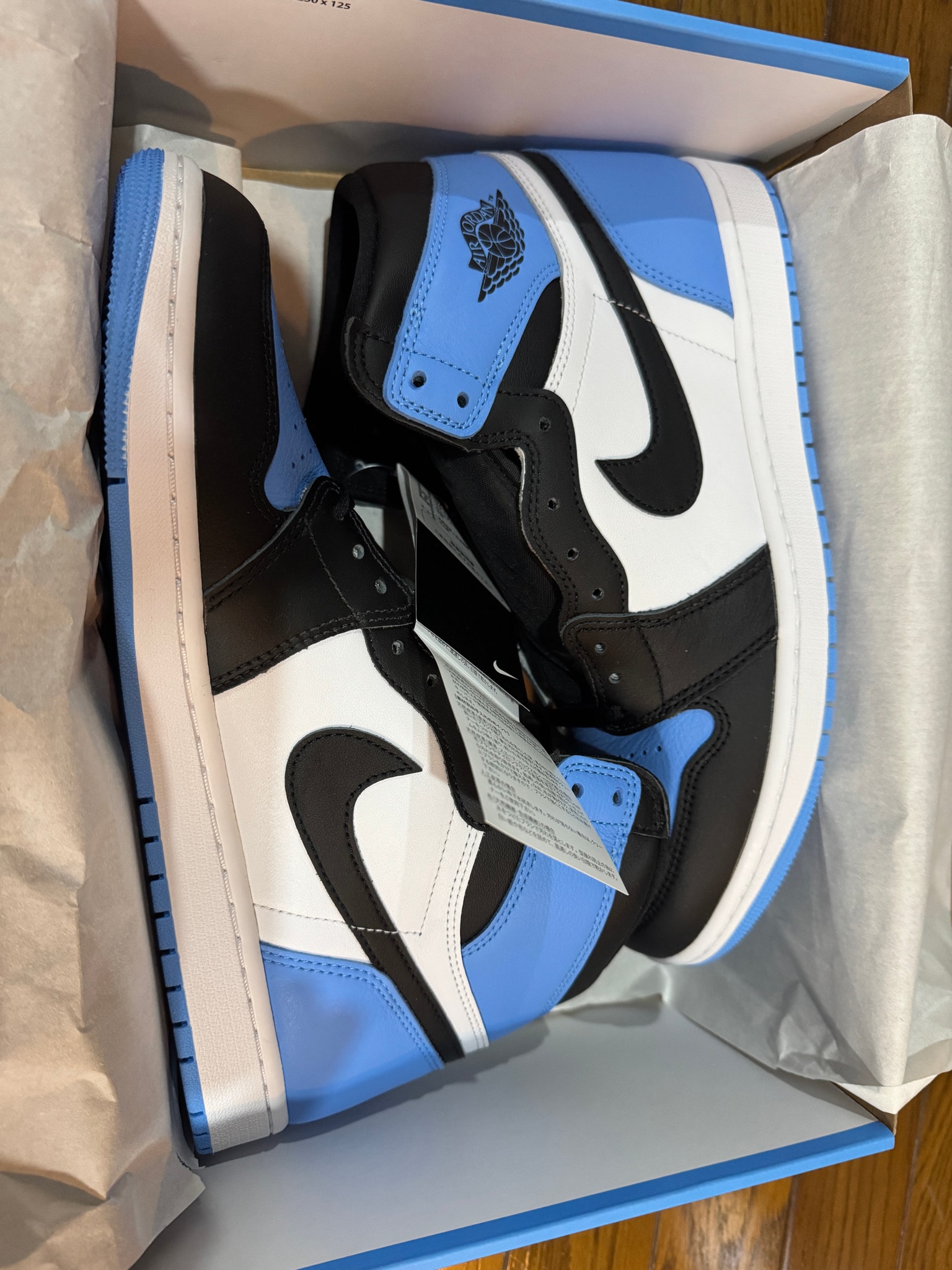 Nike Air Jordan 1 Retro High OG "University Blue/UNC Toe"