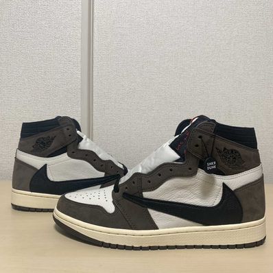 Travis Scott × Nike Air Jordan 1 Retro High OG TS SP "Sail/Dark Mocha"