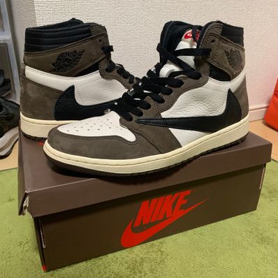 Travis Scott × Nike Air Jordan 1 Retro High OG TS SP "Sail/Dark Mocha"