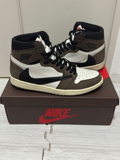 Travis Scott × Nike Air Jordan 1 Retro High OG TS SP "Sail/Dark Mocha"