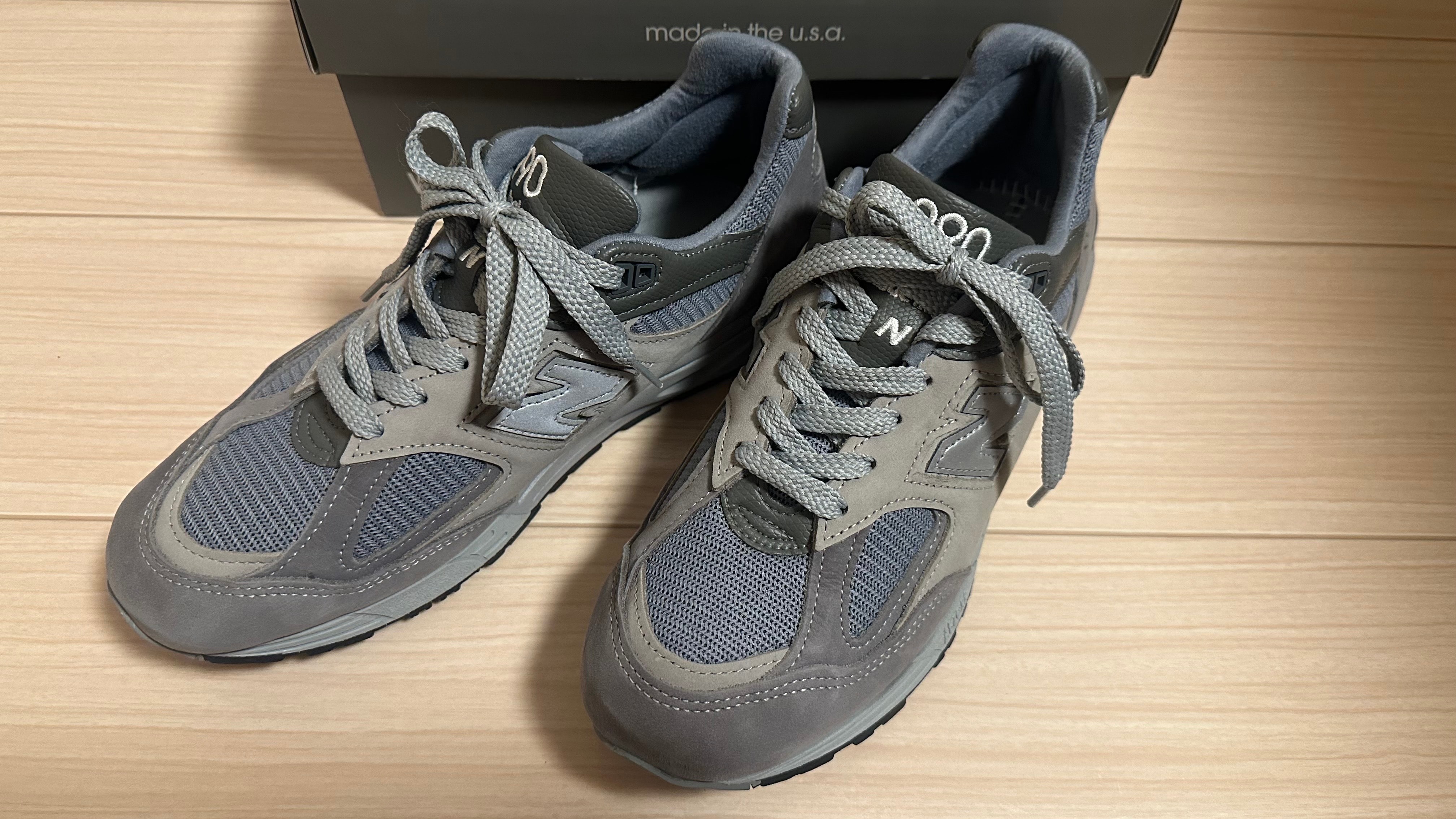 ダブルタップス × ニューバランス 990V2 "グレー"