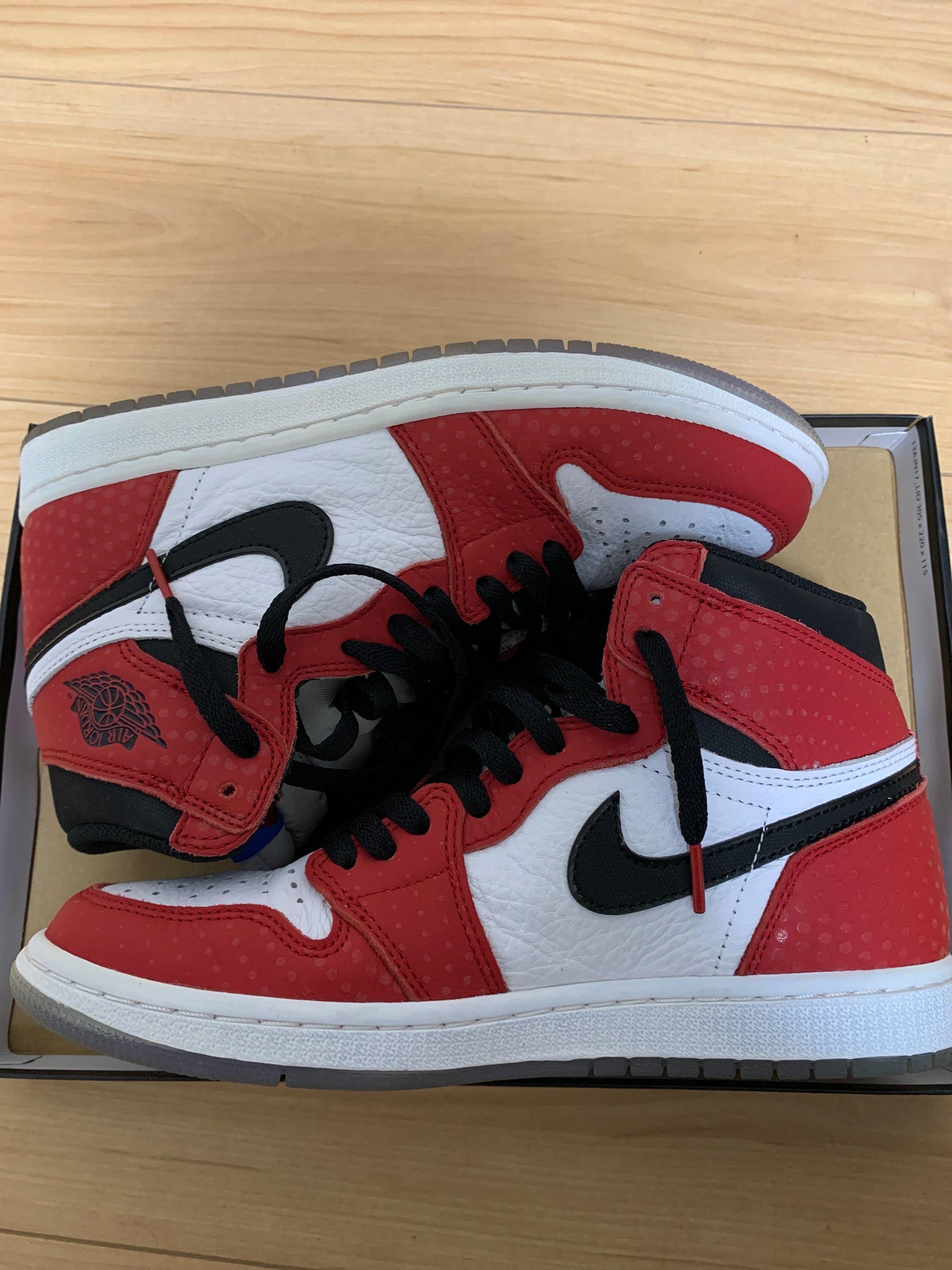 Spiderman × Nike Air Jordan 1 Origin Story "Gym Red/White/Photo Blue/Black"