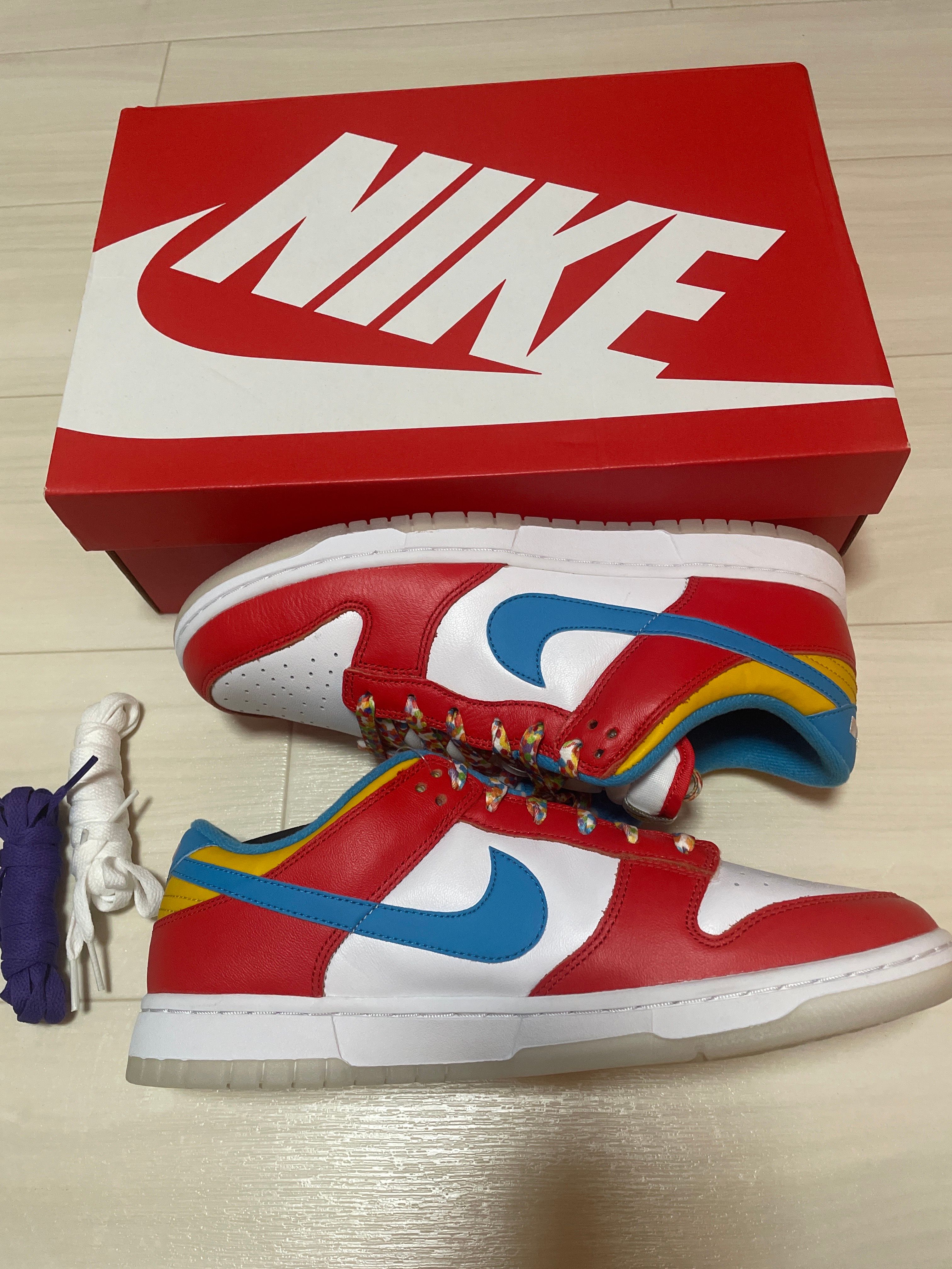 FRUiTY PEBBLESTM × Nike Dunk Low QS "Habanero Red/Dark Sulfur/Laser Blue"