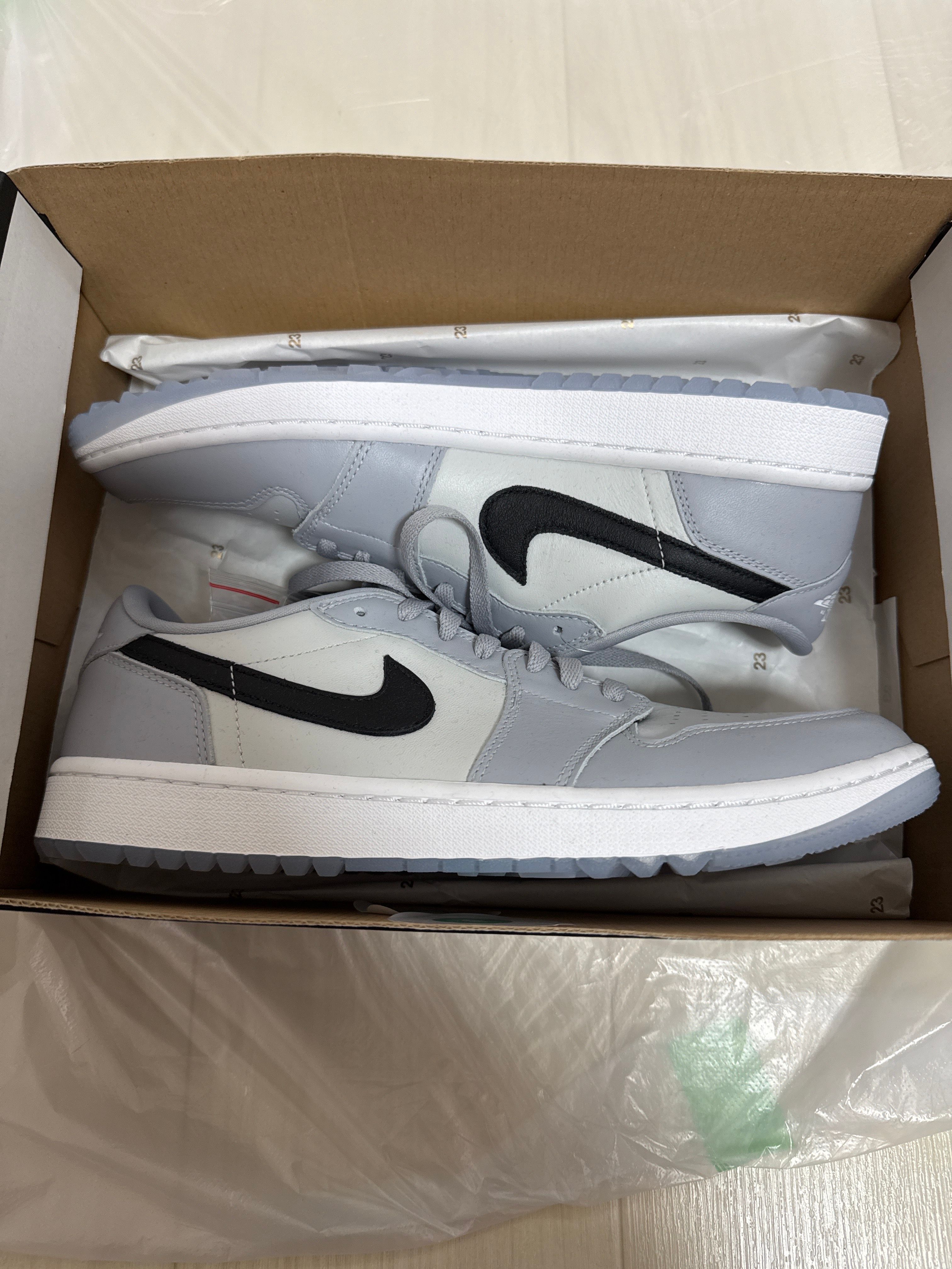 Nike Air Jordan 1 Low Golf "Wolf Grey/Photon Dust/White/Black"