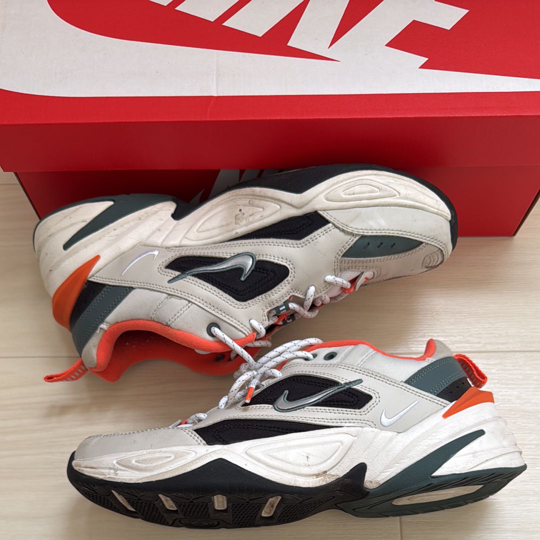 Nike M2K Tekno "Light Bone Turf Orange"