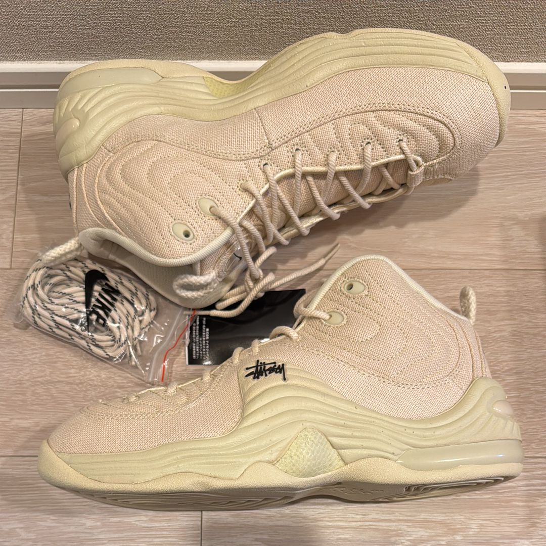 Stussy × Nike Air Penny 2 "Fossil"
