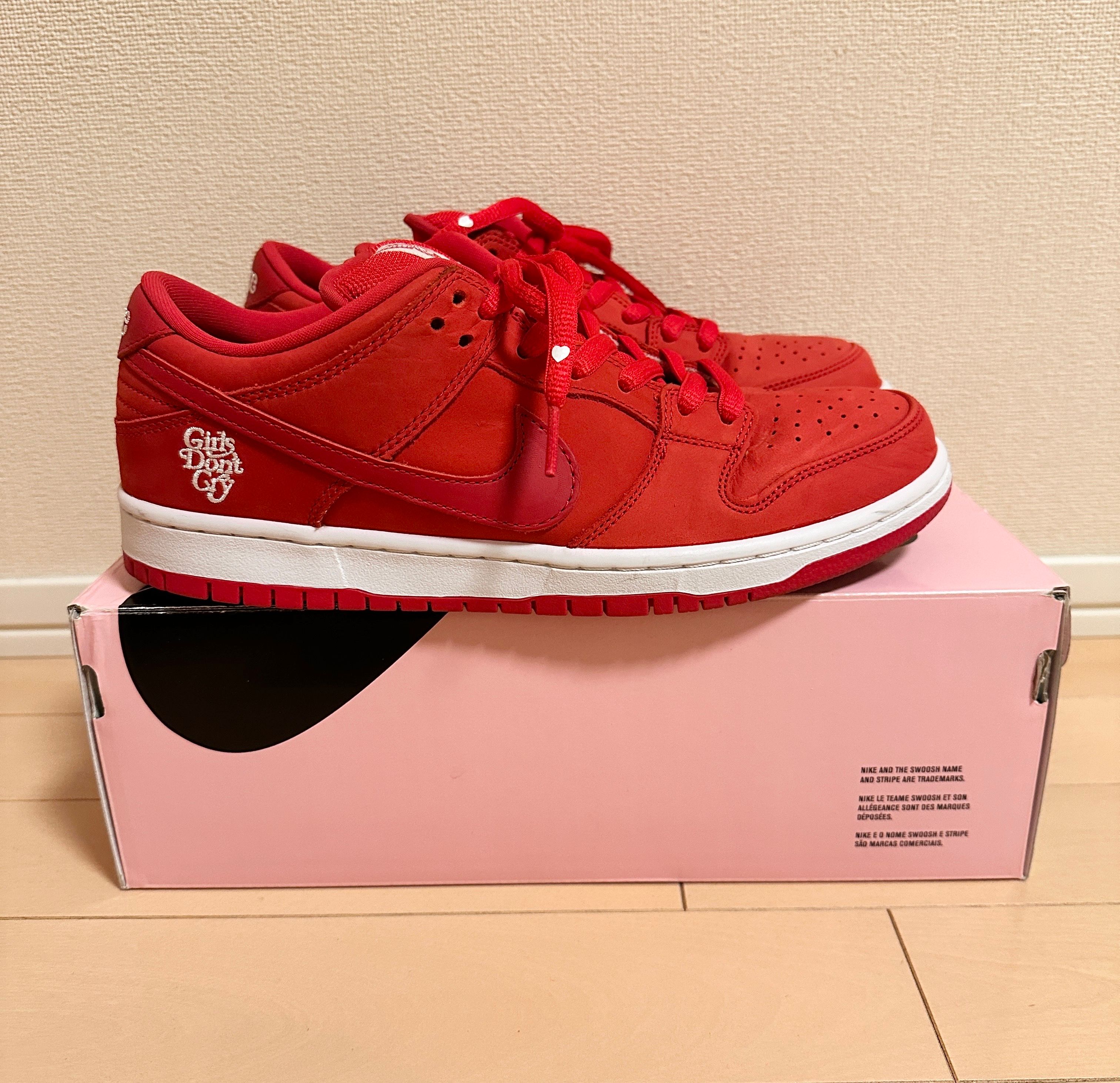 Girls Don't Cry × Nike SB Dunk Low Pro QS "Red" / VERDY