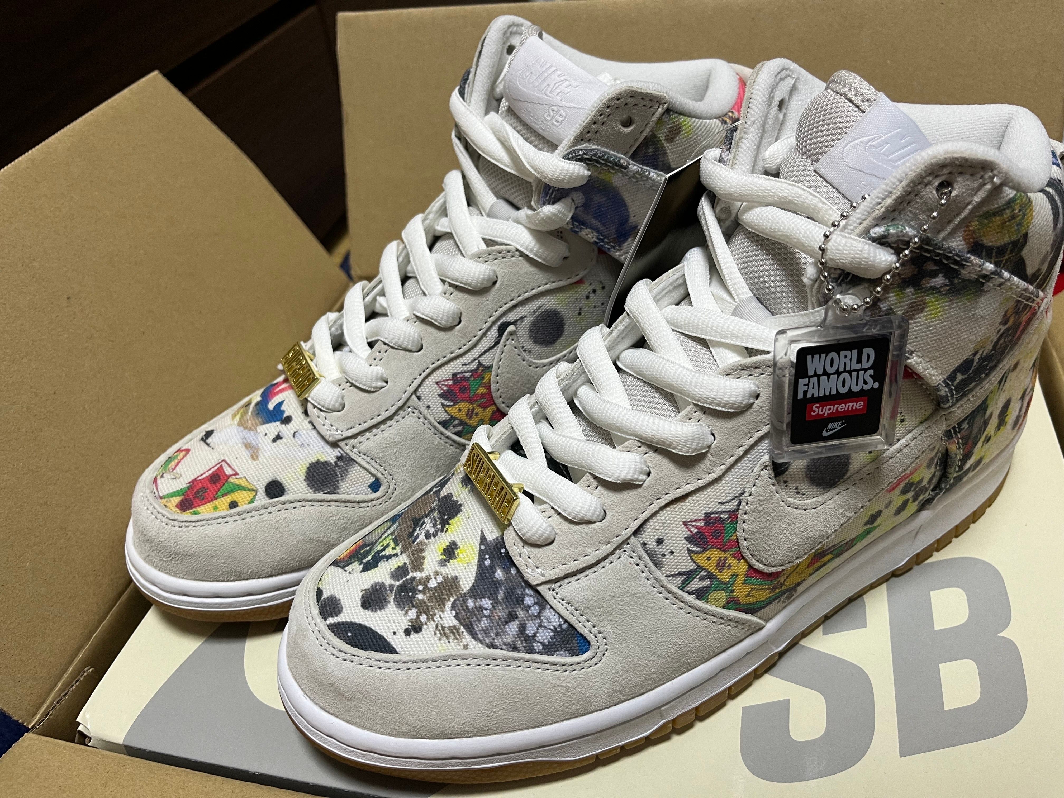 Supreme × Nike SB Dunk High "Rammellzee"
