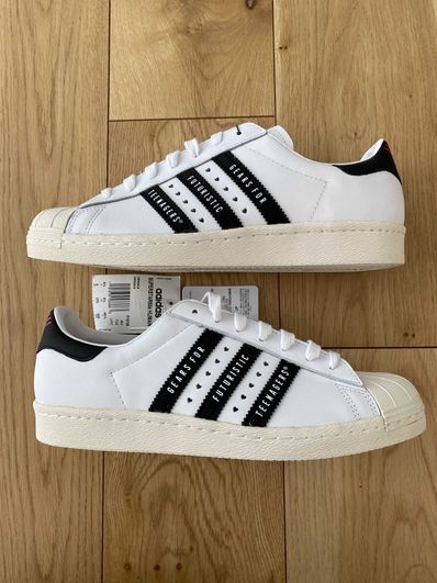 HUMAN MADE × adidas Superstar 80s "White/Black"