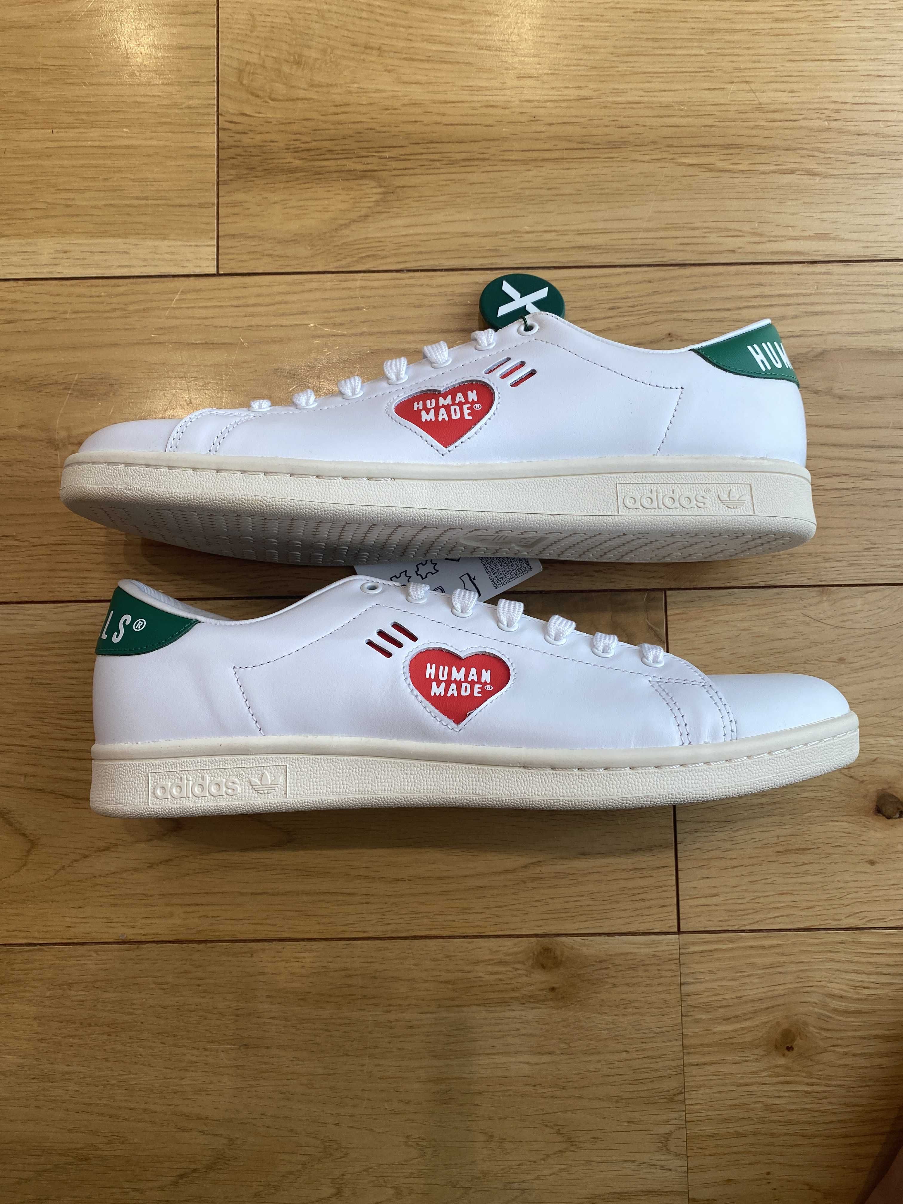 HUMAN MADE × adidas Stan Smith "Footwear White/Green"