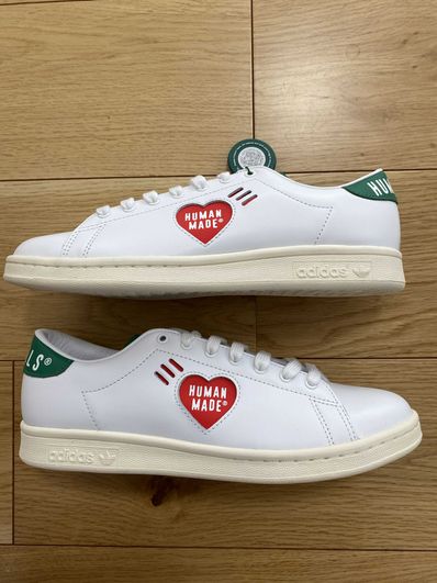 HUMAN MADE × adidas Stan Smith "Footwear White/Green"
