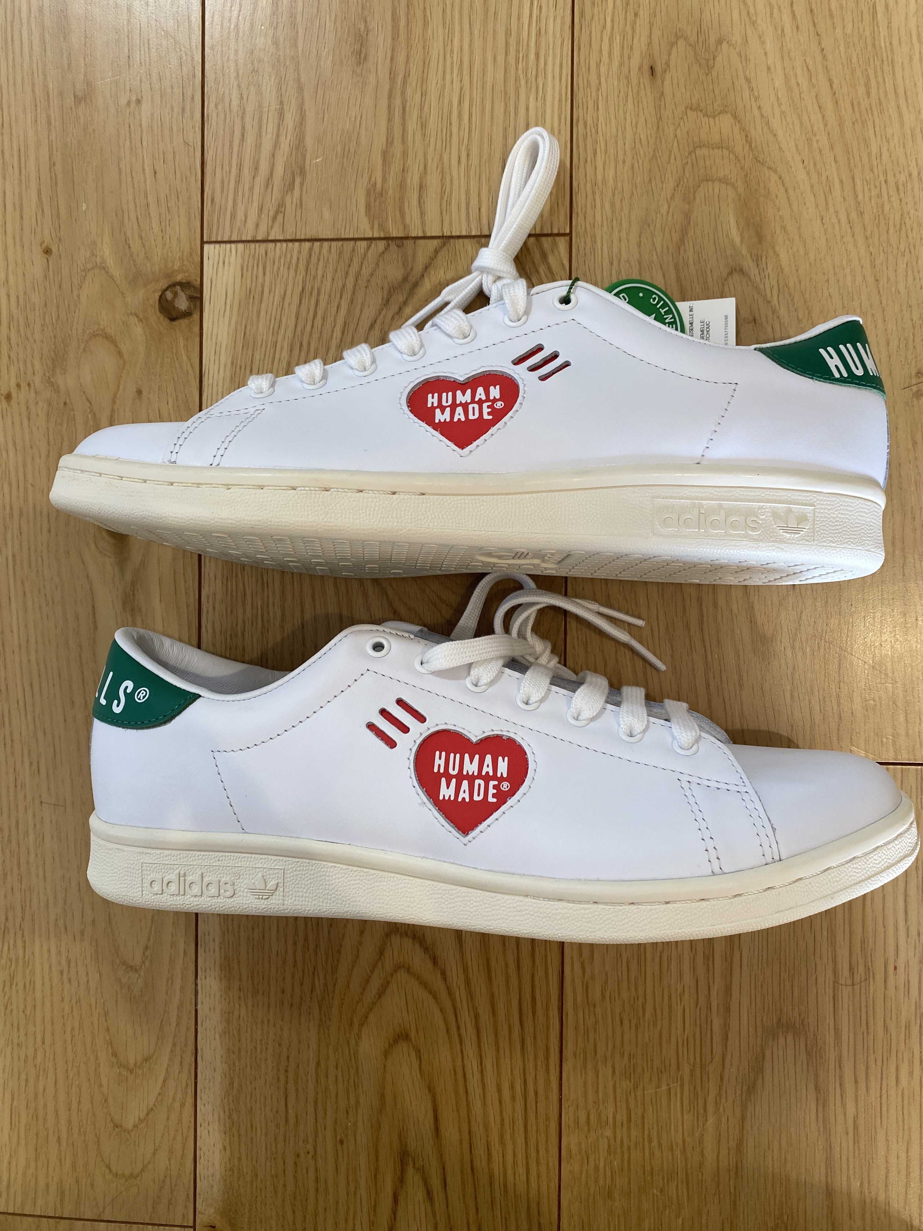 HUMAN MADE × adidas Stan Smith "Footwear White/Green"