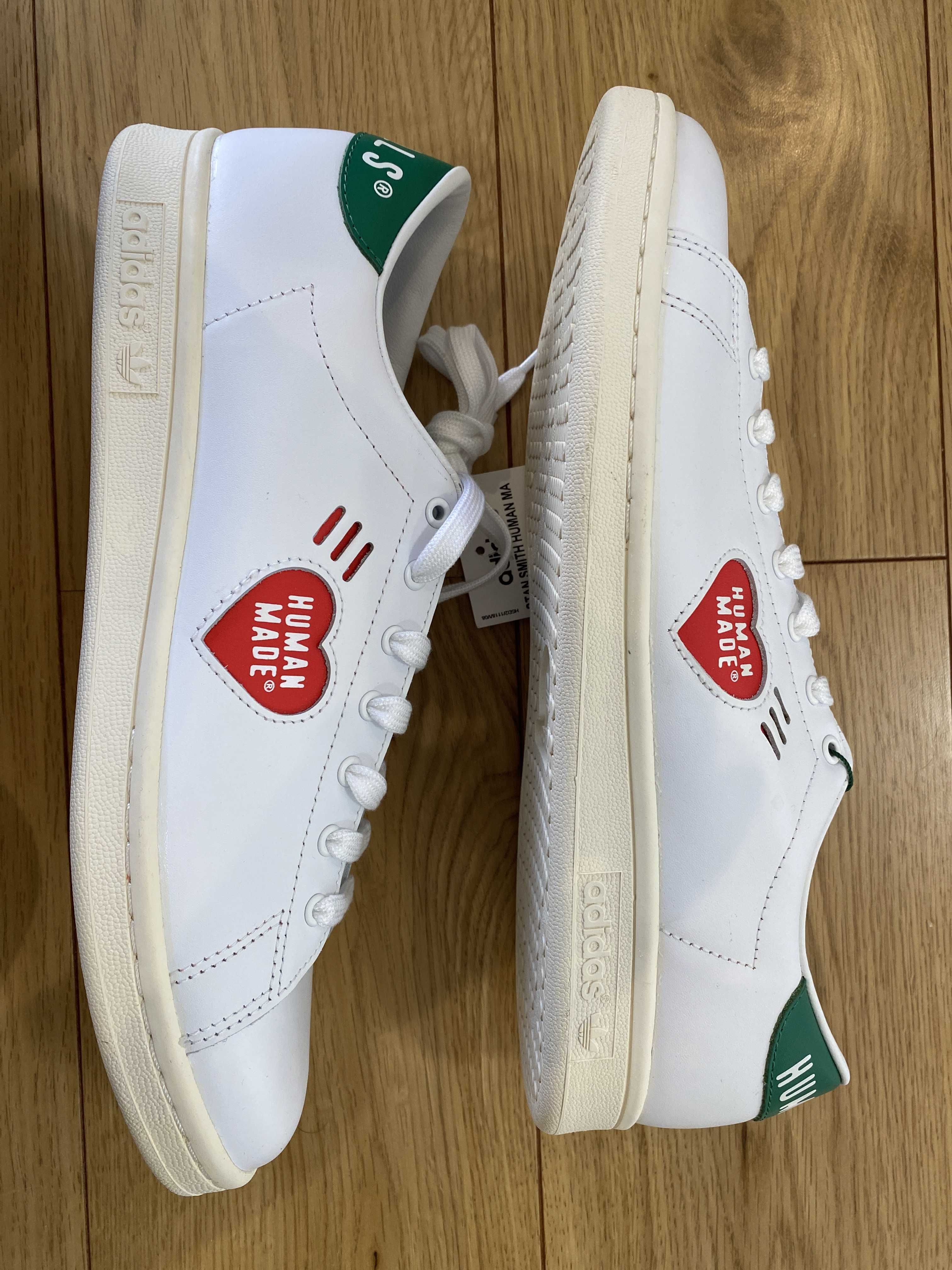 HUMAN MADE × adidas Stan Smith "Footwear White/Green"