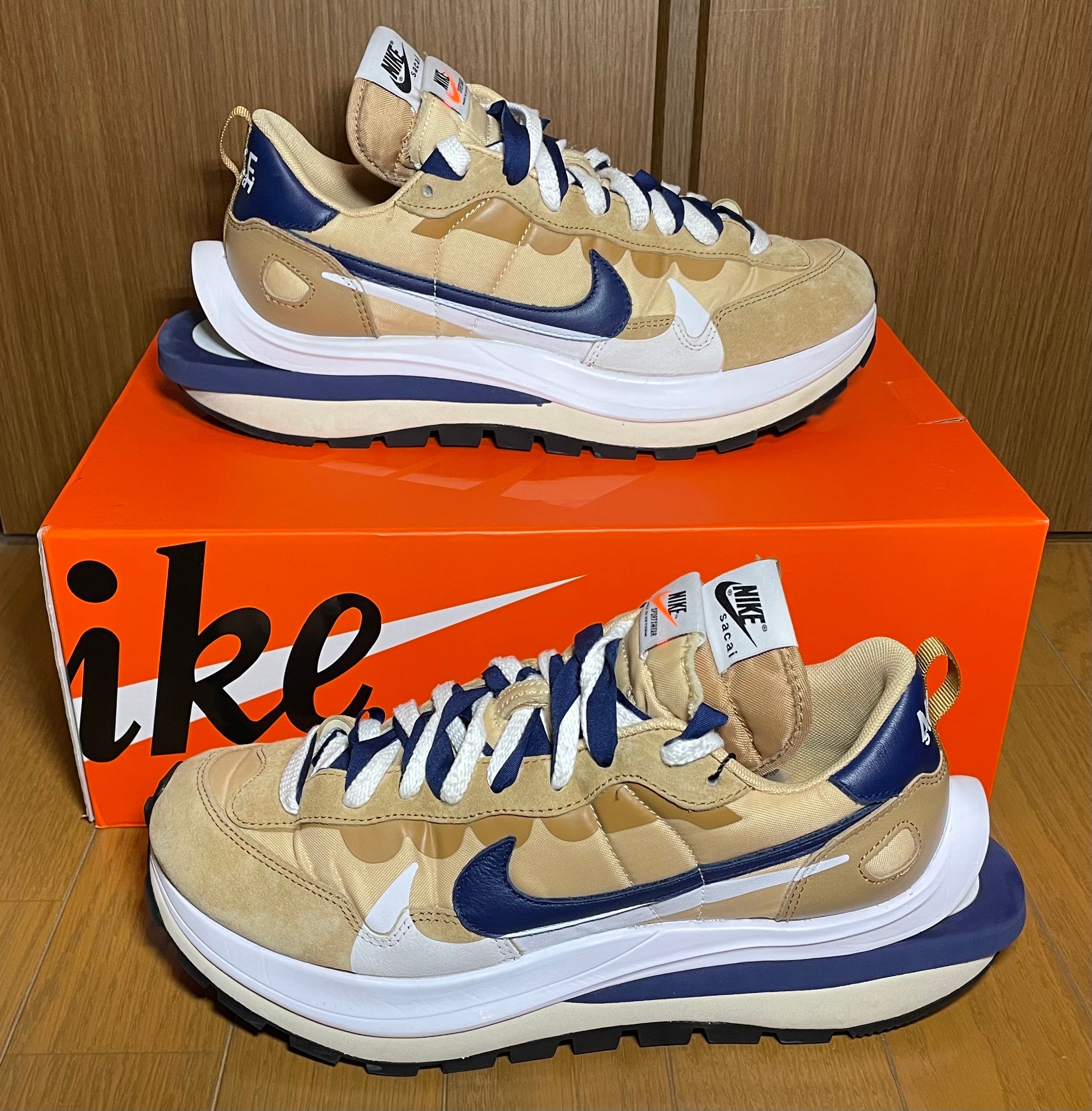 Sacai × Nike Vapor Waffle "Sesame And Blue Void"