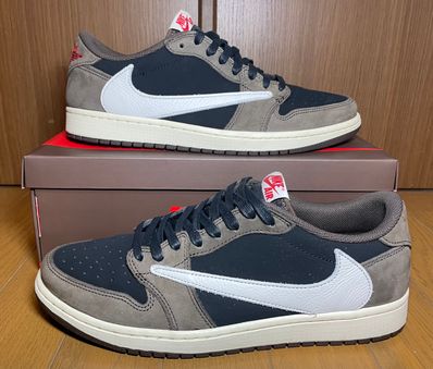 Travis Scott × Nike Air Jordan 1 Low OG SP-T "Black/Dark Mocha"