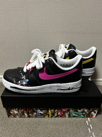 PEACEMINUSONE × Nike Air Force 1 Low '07 Para-Noise 3.0 "Black and Multi-Color" / G-DRAGON