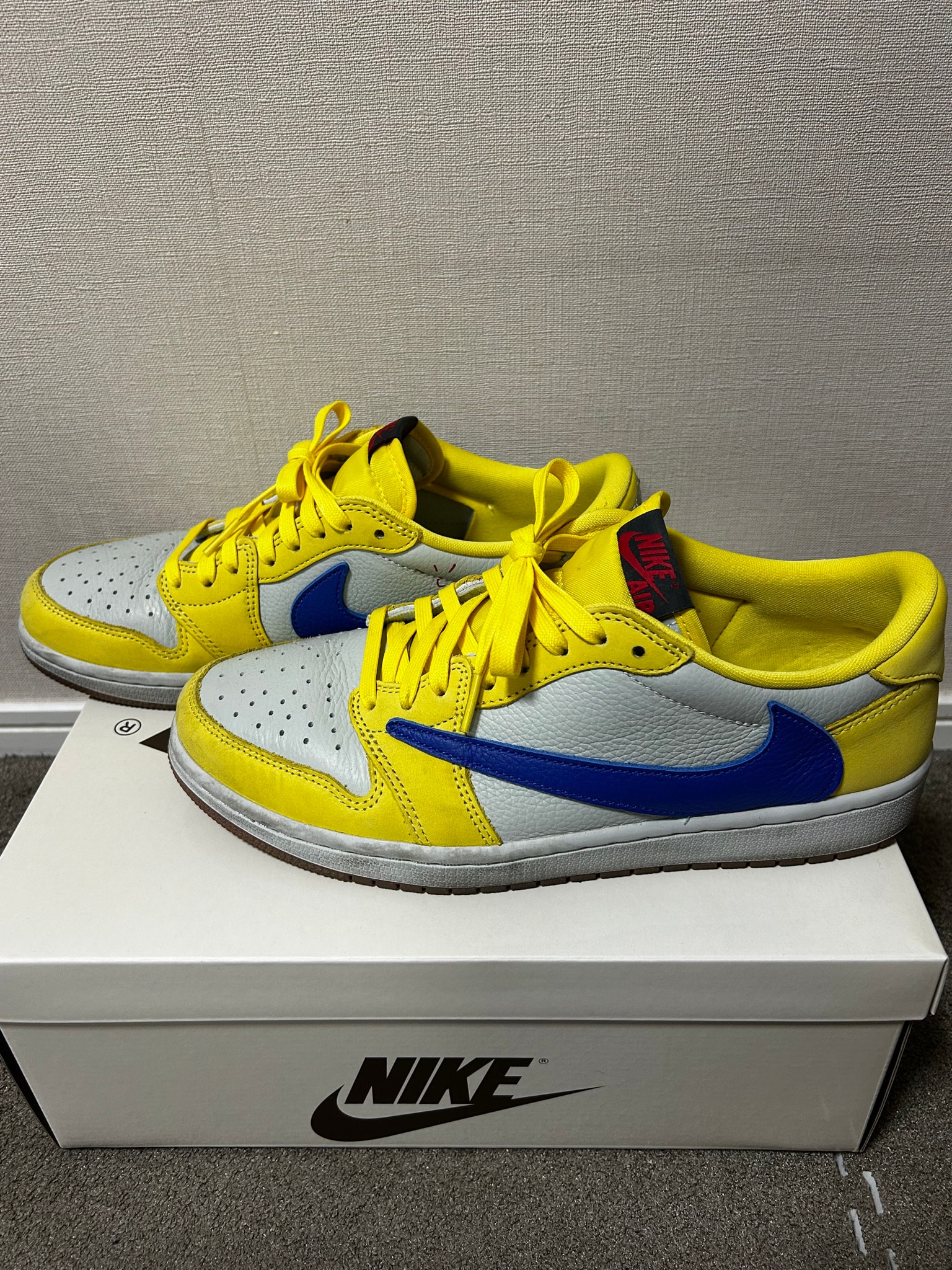 Travis Scott × Nike Women's Air Jordan 1 Retro Low OG "Canary"