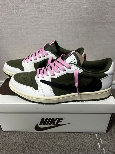 Travis Scott × Nike Air Jordan 1 Low OG SP "Reverse Olive"